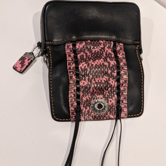 Coach Dinkier Whipstitch Snakeskin - Picture 6 of 11